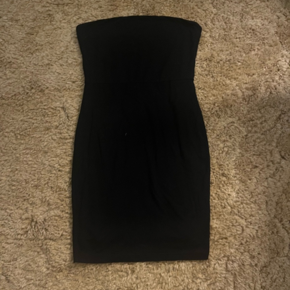 Black Strapless Dress